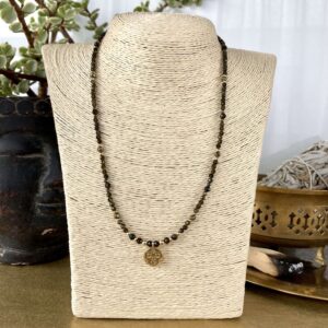 Ira - Naszyjnik ze złotym obsydianem