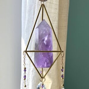 Łapacz słońca Ishani z ametystem