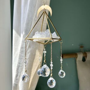 Łapacz słońca Sanjana z kryształem górskim