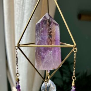 Łapacz słońca Aditya z ametystem