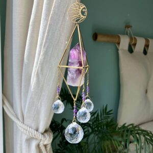 Łapacz słońca Sanvi z ametystem