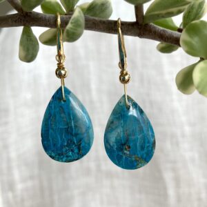 Kolczyki Archi z apatytem