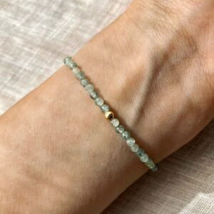 Bransoletka Gamya z diopsydem i kyanitem