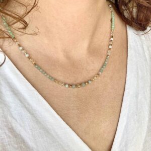 Naszyjnik Lavya z awenturynem i cytrynem