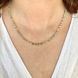 Naszyjnik Lavya z awenturynem i cytrynem