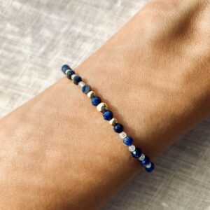 Bransoletka Manami z sodalitem i akwamarynem