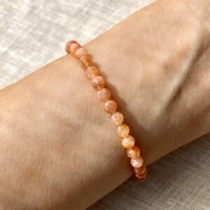 Bransoletka Narayani z kamieniem słonecznym