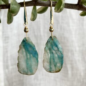 Kolczyki Nivanshi z chryzokolą