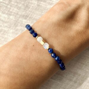 Bransoletka Reya z sodalitem i k.księżycowym