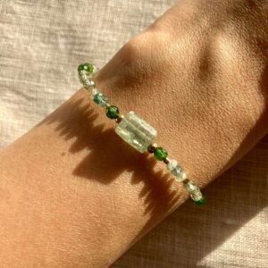 Bransoletka Anaya z diopsydem i kyanitem