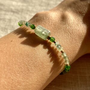 Bransoletka Anaya z diopsydem i kyanitem