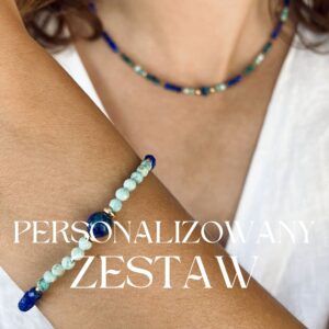Personalizowany zestaw: Naszyjnik i bransoletka